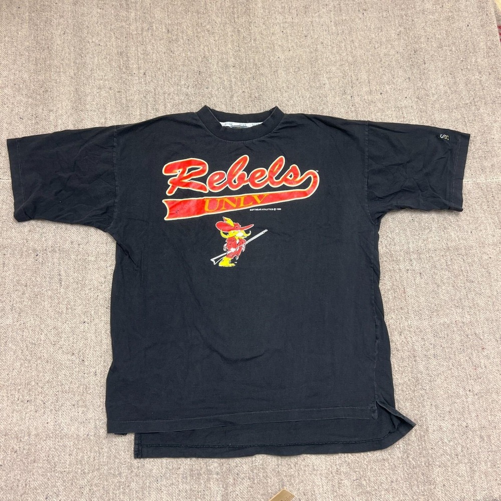 Vintage UNLV Rebels Shirt Mens XL‎ Black 1990s